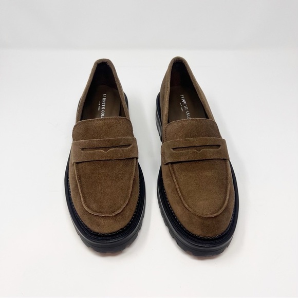 [Kenneth Cole] Tan Suede Slip-On Loafers main image 4
